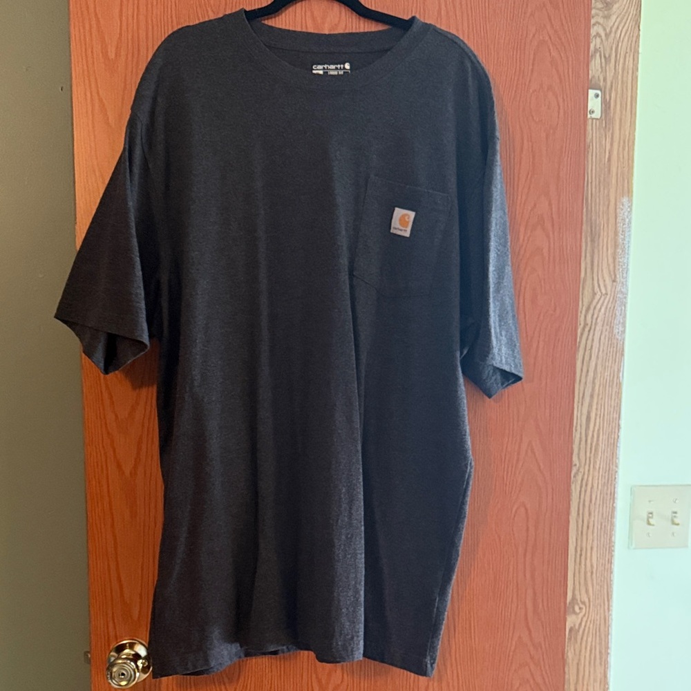 Carhartt Men's Dark Gray Pocket Tee